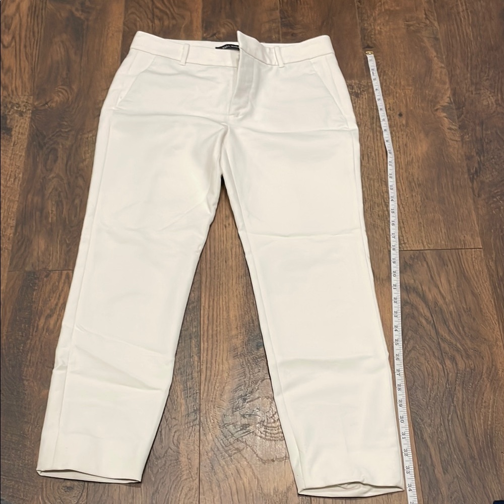 Zara Cream Tailored Trousers